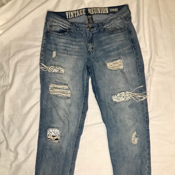 rhinestone patches for jeans